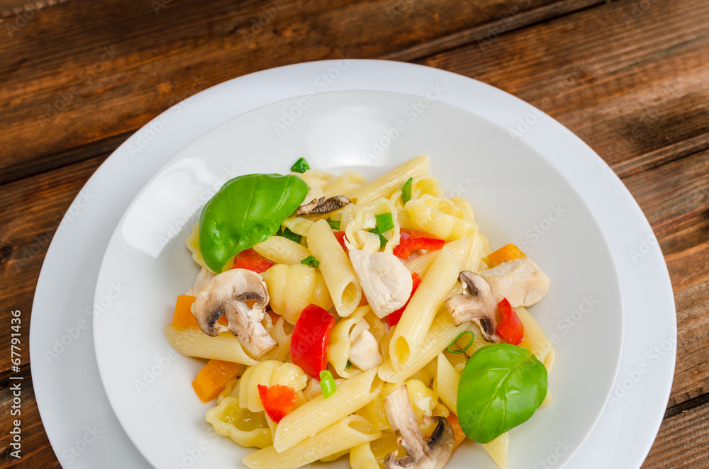 Pasta with chicken Pasta with chicken