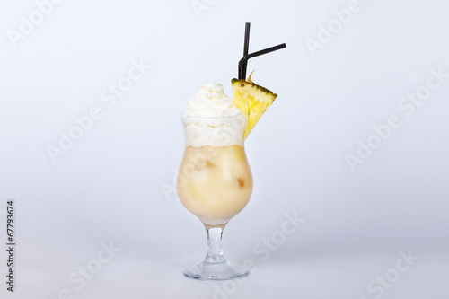 pina colada with pineapple