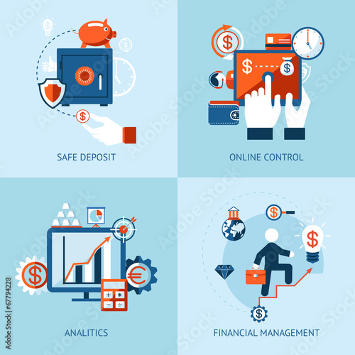 Financial online banking and payment control