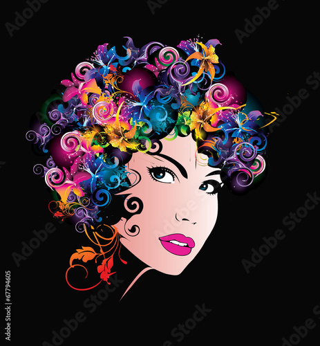 яркий абстрактный  фон с де...