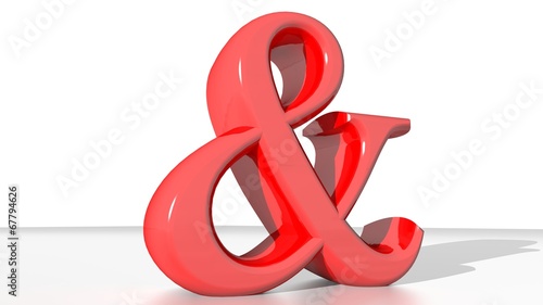 Foto Red commercial and - &