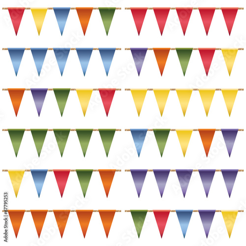 triangle bunting pack