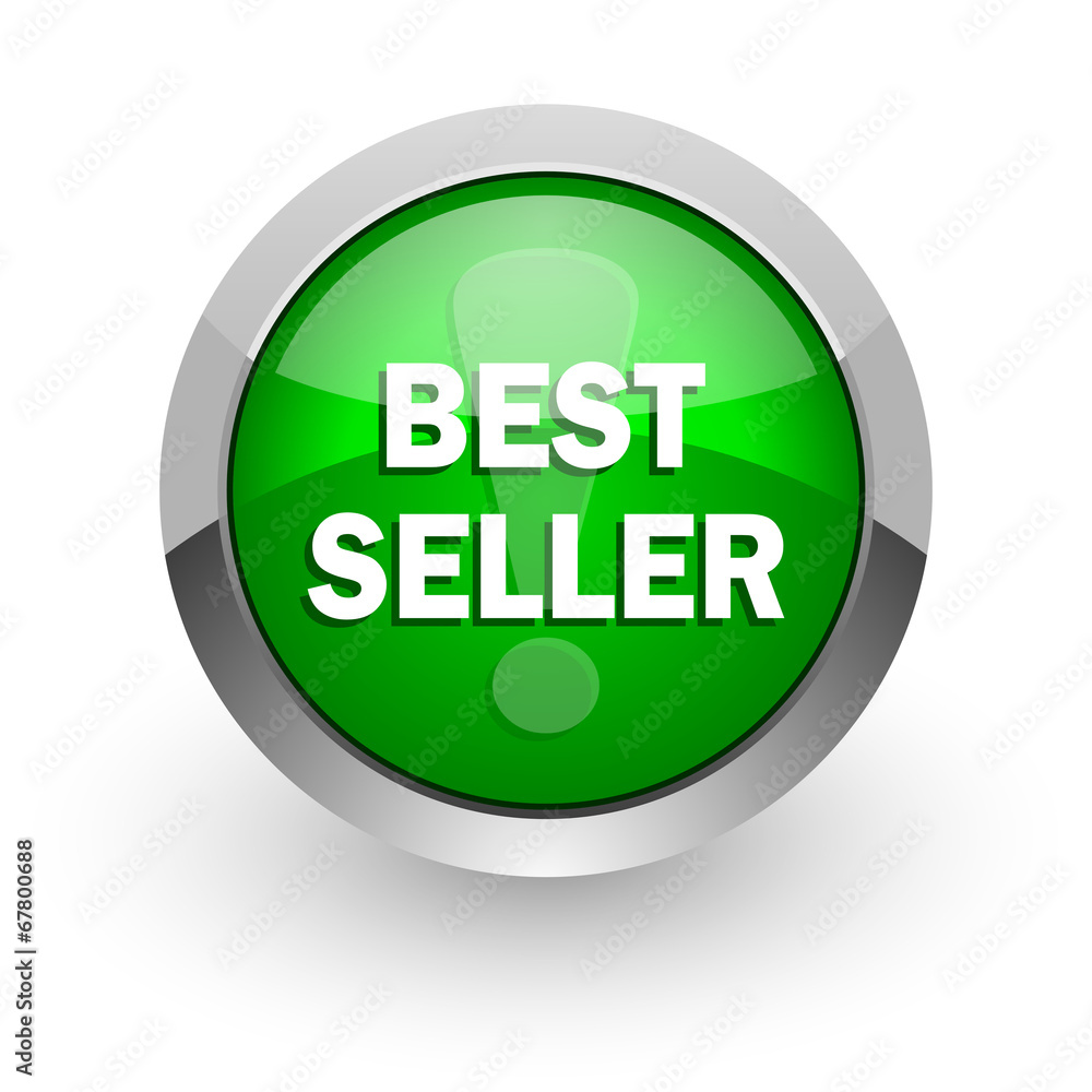 best seller green glossy web icon best seller green glossy web icon
