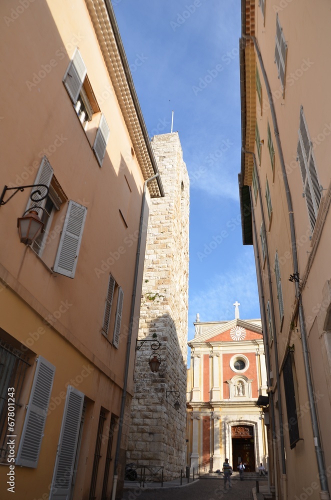 Cathédrale de Menton, Côte d'Azur 
