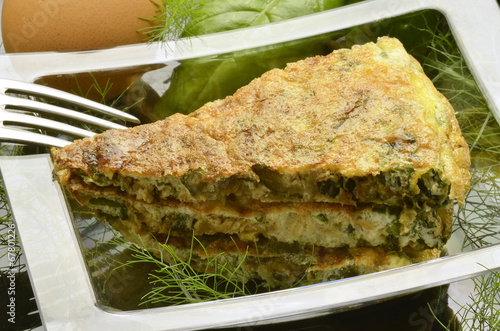 Frittata alle erbe Cucina italiana イタリア料理 이탈리아 요리 photo