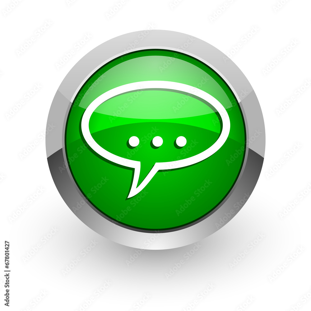 forum green glossy web icon forum green glossy web icon