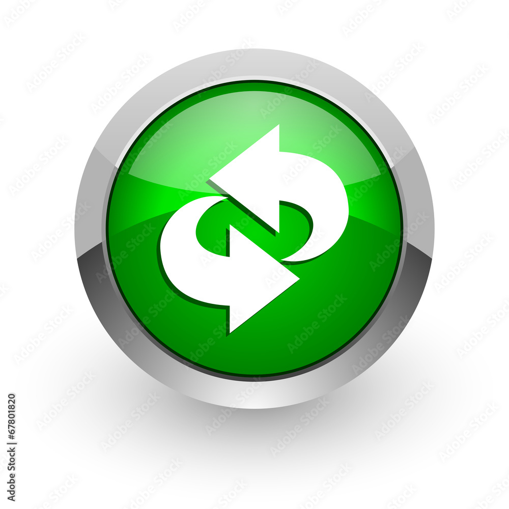 rotation green glossy web icon rotation green glossy web icon
