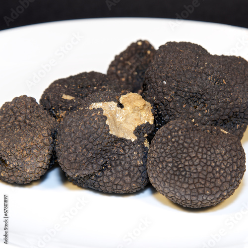 Delicious Truffles, Tuber melanosporum, Norcia, Italy