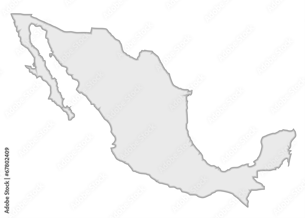 gri meksika haritası tasarımı