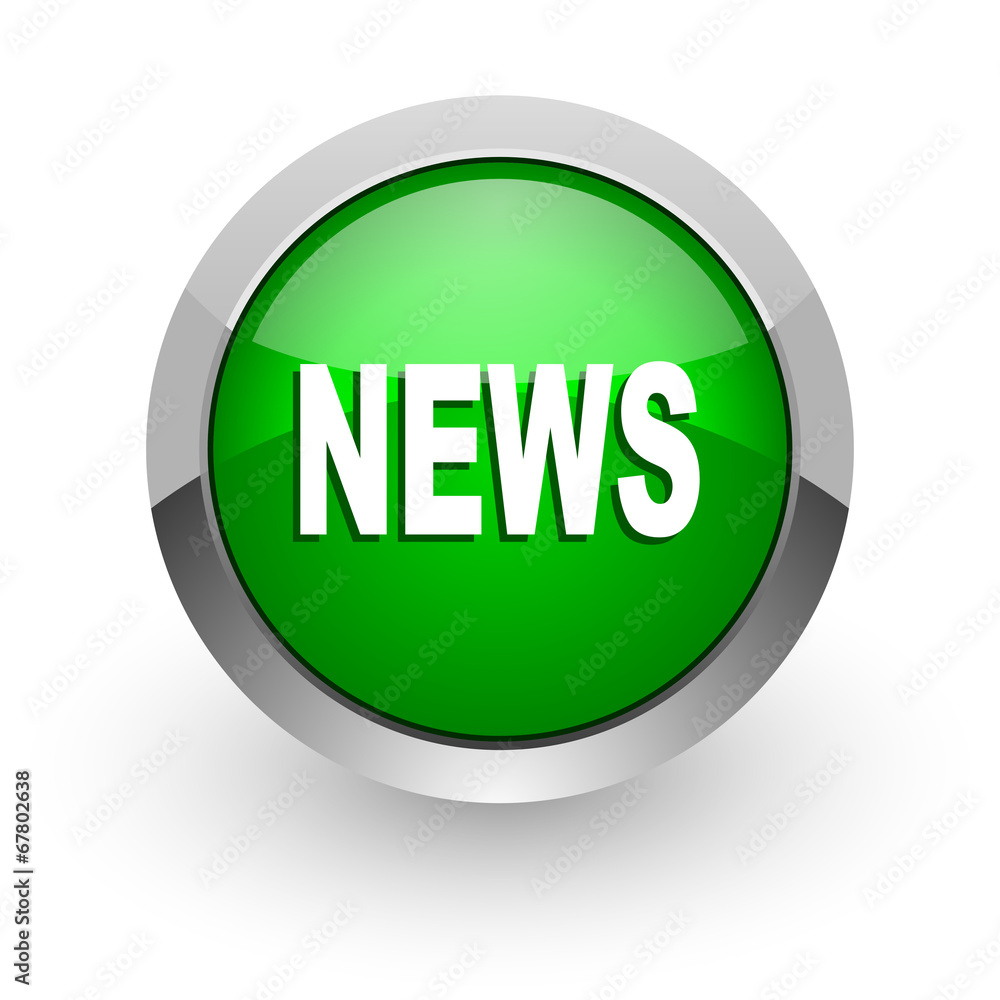 news green glossy web icon news green glossy web icon