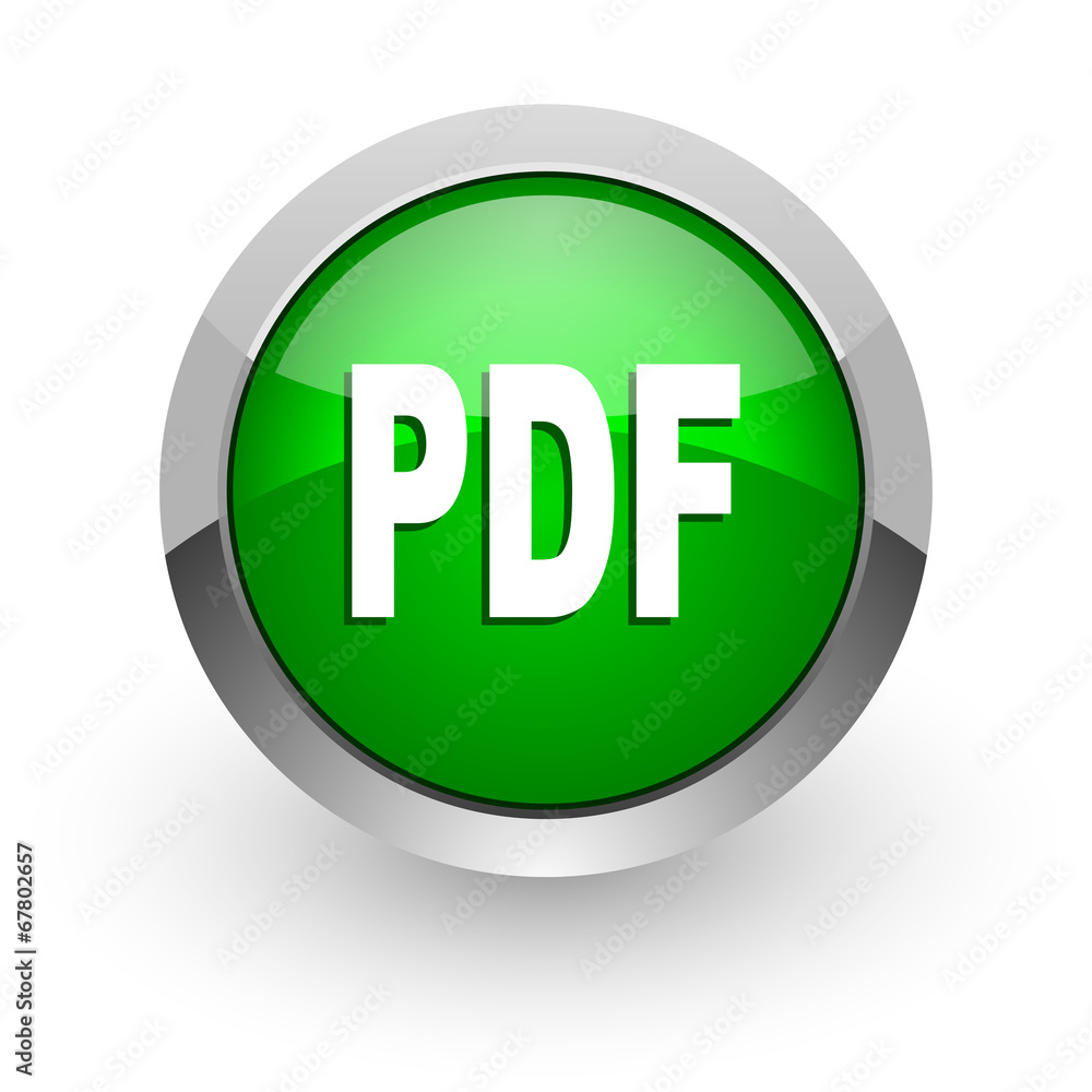 pdf green glossy web icon pdf green glossy web icon