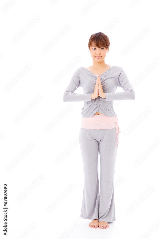 young asian woman exercise image young asian woman exercise image