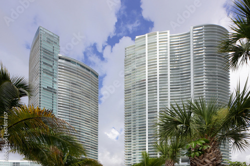 Highrise architecture Downtown Miami FL © Felix Mizioznikov