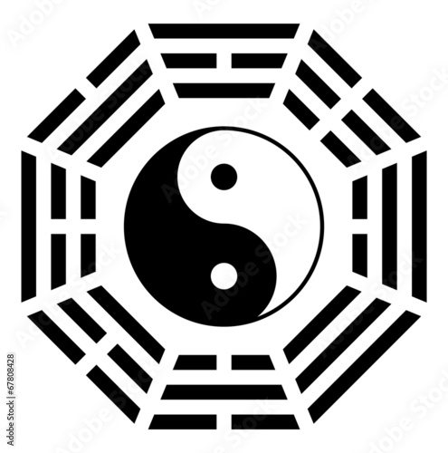 Yin yang symbol of harmony and balance