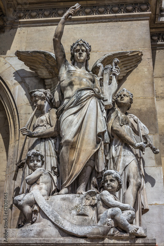 Statue in Paris Opera