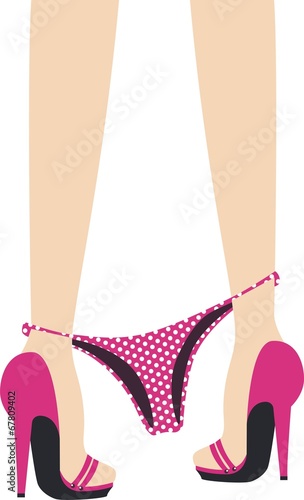 Sexy Girl Panties Down