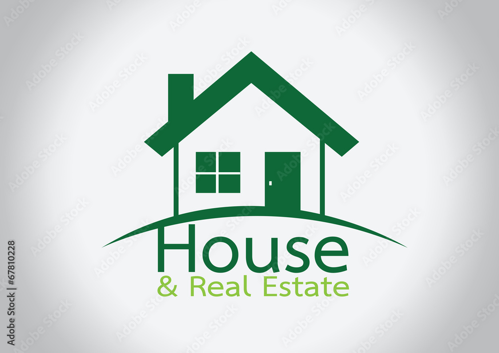 House icon and Real Estate Building abstract design House icon and Real Estate Building abstract design
