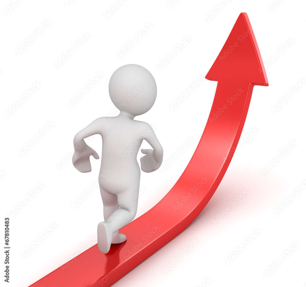 Running to up Running to up
