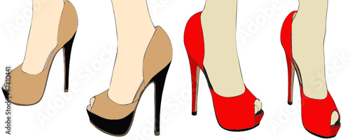 Scarpe in passerella