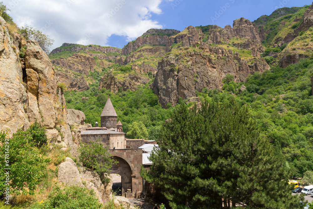 Geghard monastery in Armenia