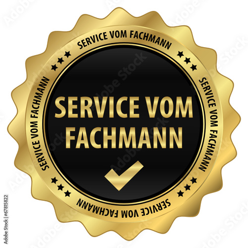 Service vom Fachmann - gold