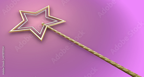 Gold And Silver Magic Wand photo