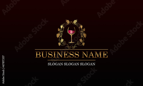 Logo vignoble - vin L