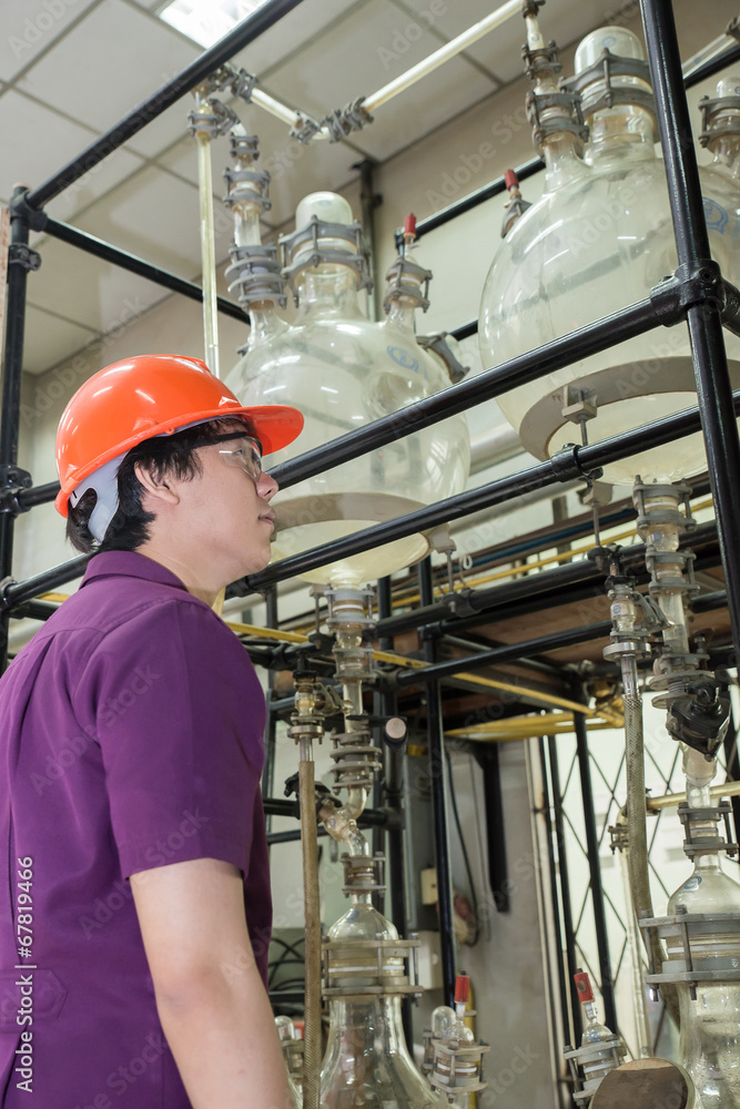 custom made wallpaper toronto digitalEngineer student looking part of machine in laboratory
