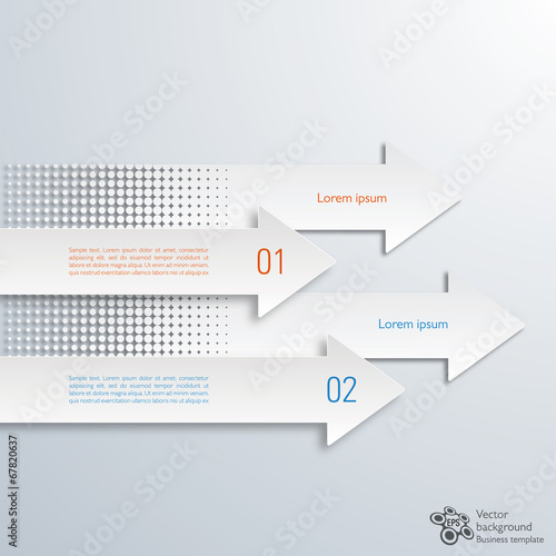 Infographics Background #White Arrows