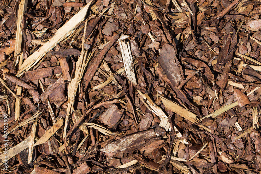 Wooden mulch Wooden mulch