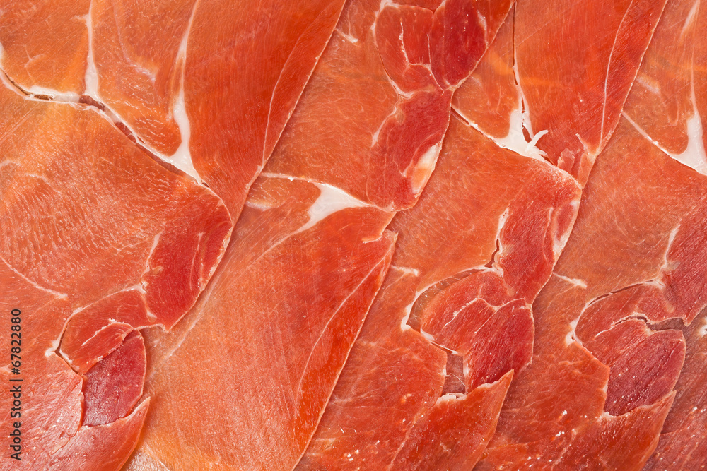 Spanish jamon iberico sliced Spanish jamon iberico sliced
