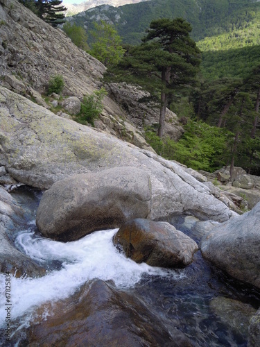 Obraz na płótnie Cascade des anglais en corse w salonie