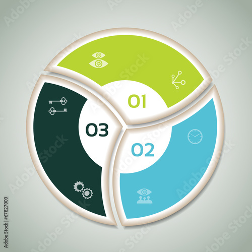 Vector Progress Background / Product Choice or Version. eps 10