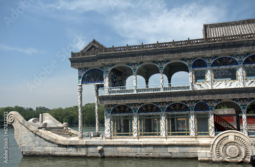 The Marble Boat in the Summer Palace, Beijing, China