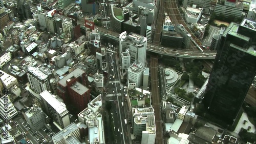 大阪市都島区から福島区への空撮７