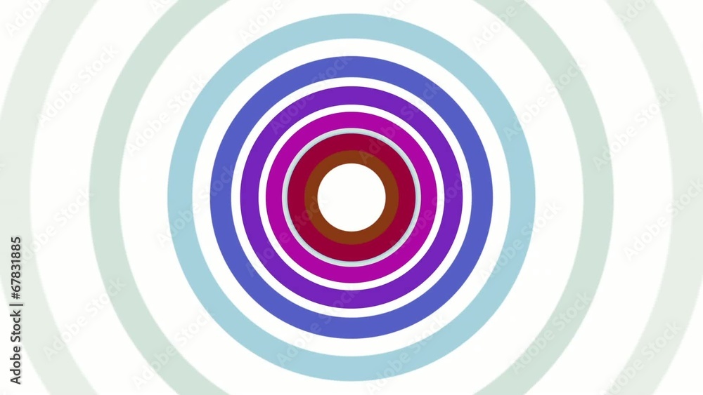 カラフルなサークルのアニメーション2