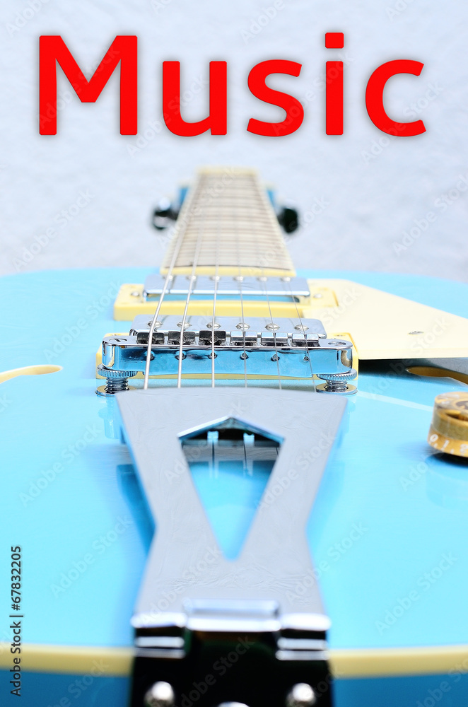 Obraz premium Guitar music