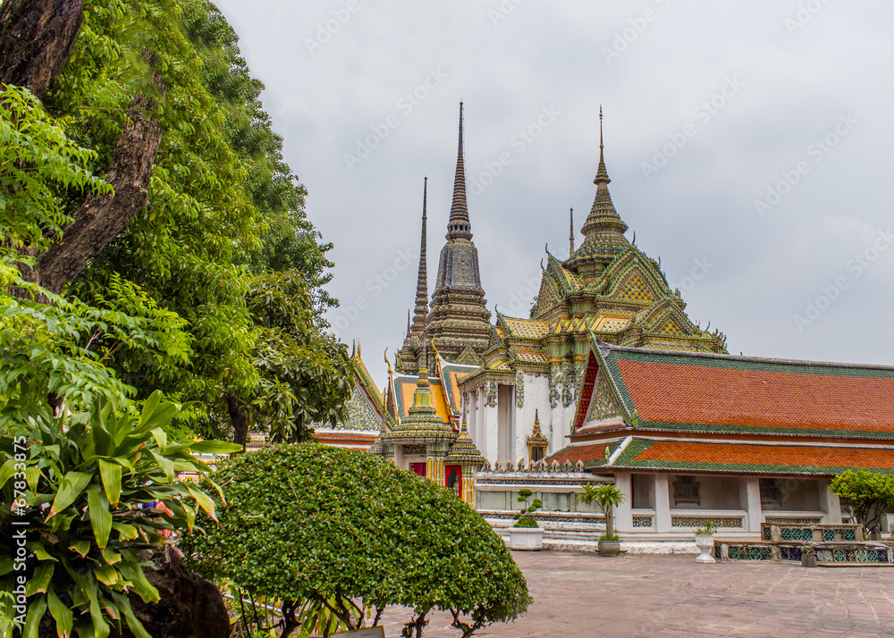 Fototapeta premium temple on the white background