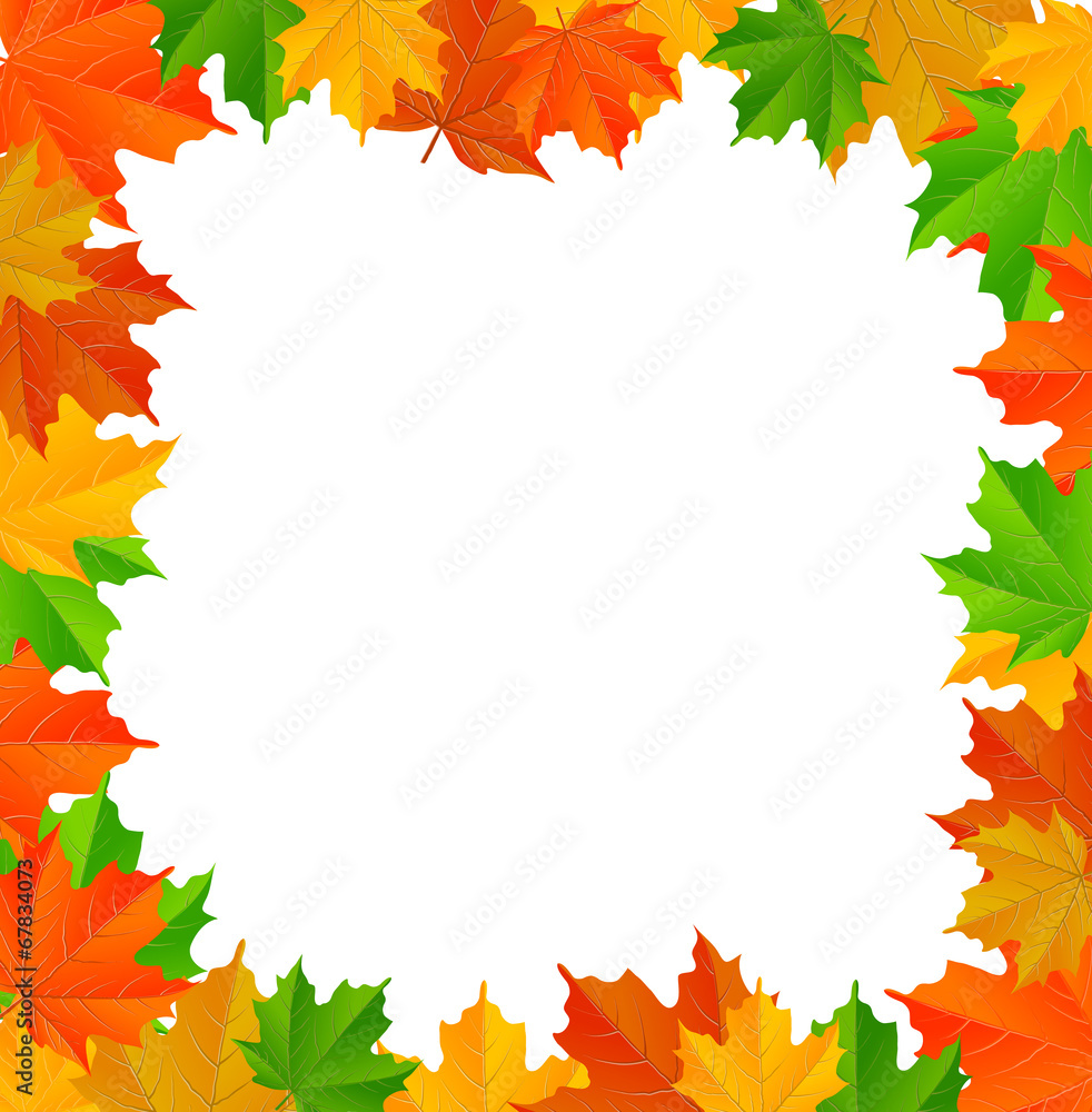 abstract background with maple leaves