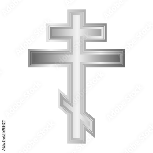 Religious orthodox cross icon