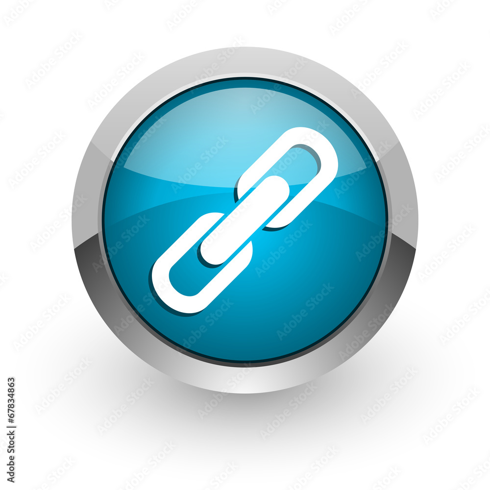 link blue glossy web icon link blue glossy web icon