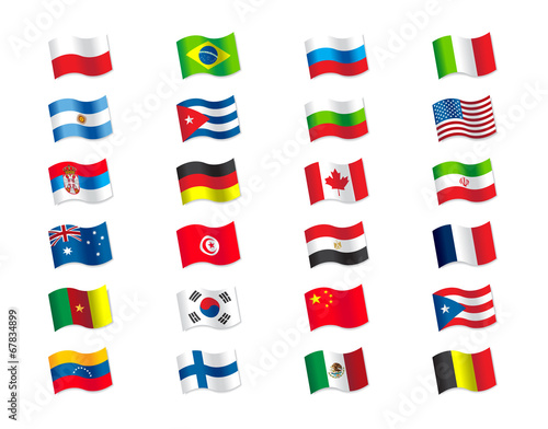 Flags volleyball 2014 Poland