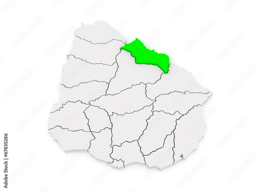 Map of Rivera. Uruguay. Map of Rivera. Uruguay.