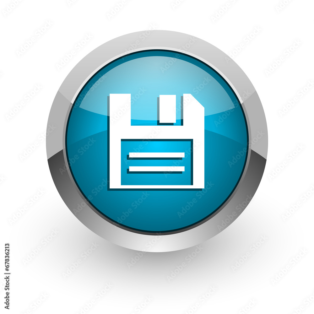 disk blue glossy web icon disk blue glossy web icon