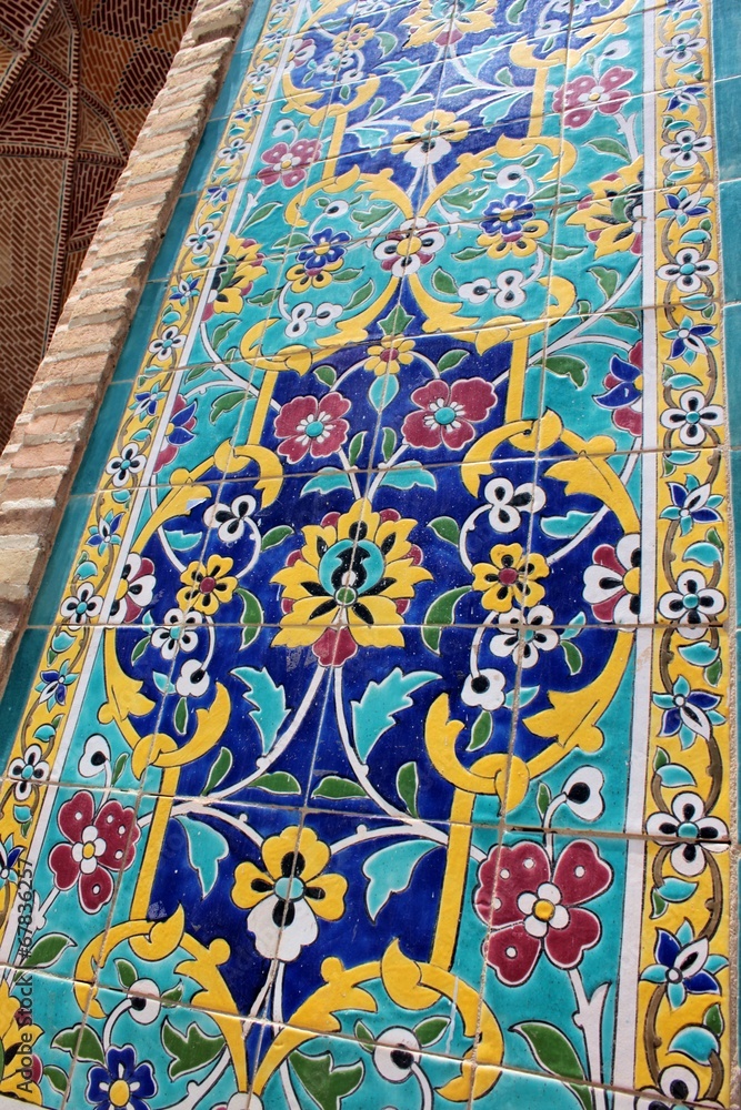 décor de mosquée iranienne