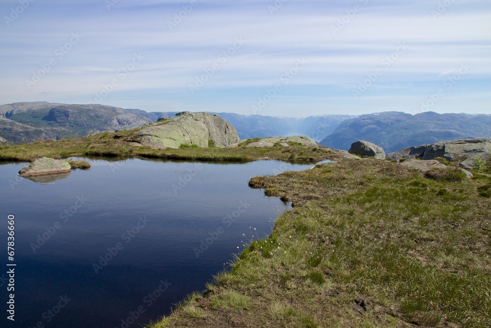 Glacier Lake and Lysefjord