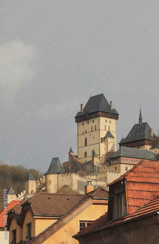 At castle foot Karlstein. Czech Republic At castle foot Karlstein. Czech Republic
