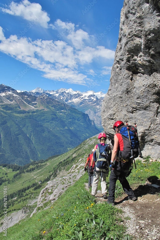 Fototapeta premium Tälli-Klettersteig