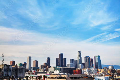 Obraz na płótnie Los Angeles cityscape w salonie