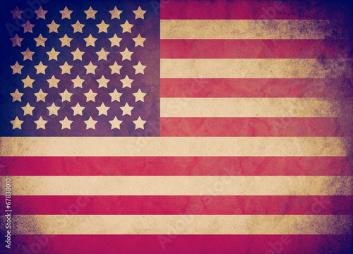 Vintage Poster Design Fourth Of July